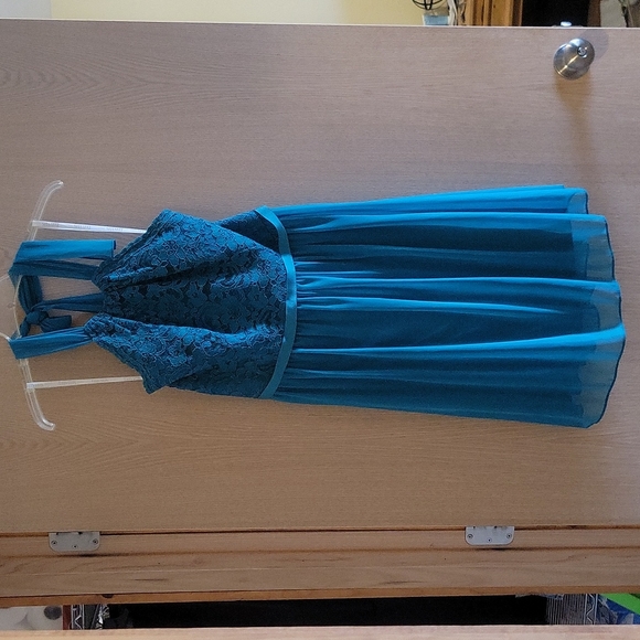 David's Bridal | Dresses | Davids Bridal Halter Top Bridesmaid Dress |  Poshmark
